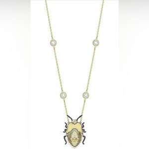 SWAROVSKI Magnetic LARGE Scarab Beetle Necklace Multi Colored 5423173